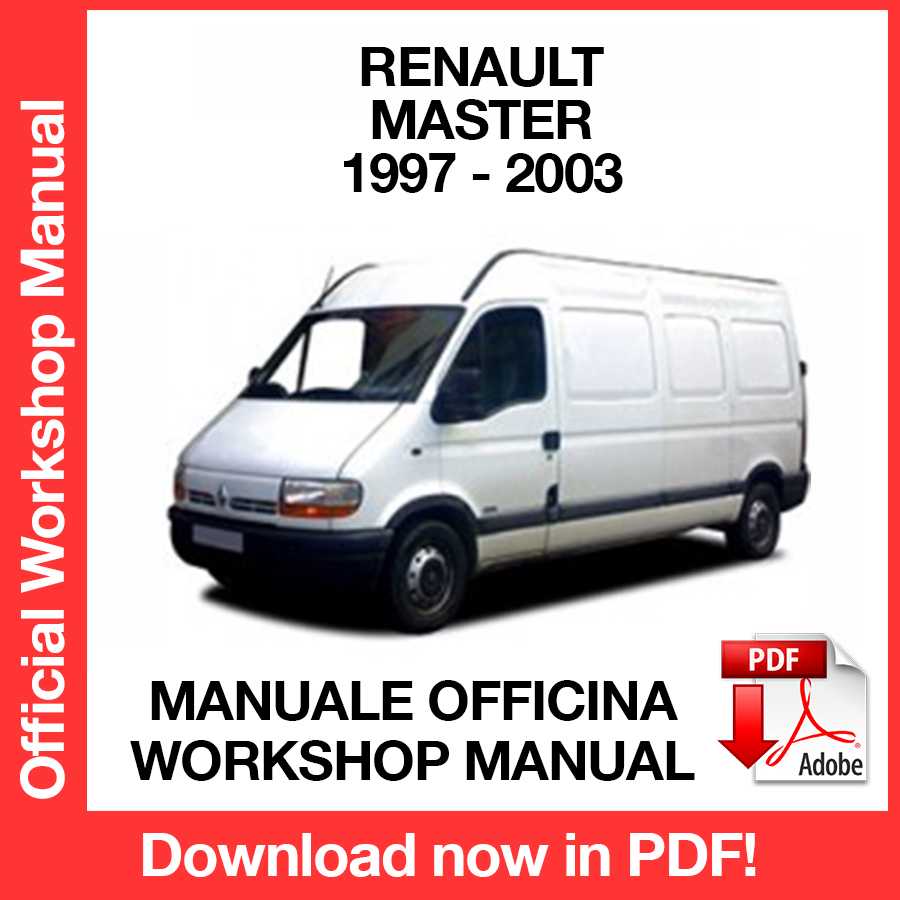 Workshop Manual Renault Master II X70 (1997-2003) (EN)