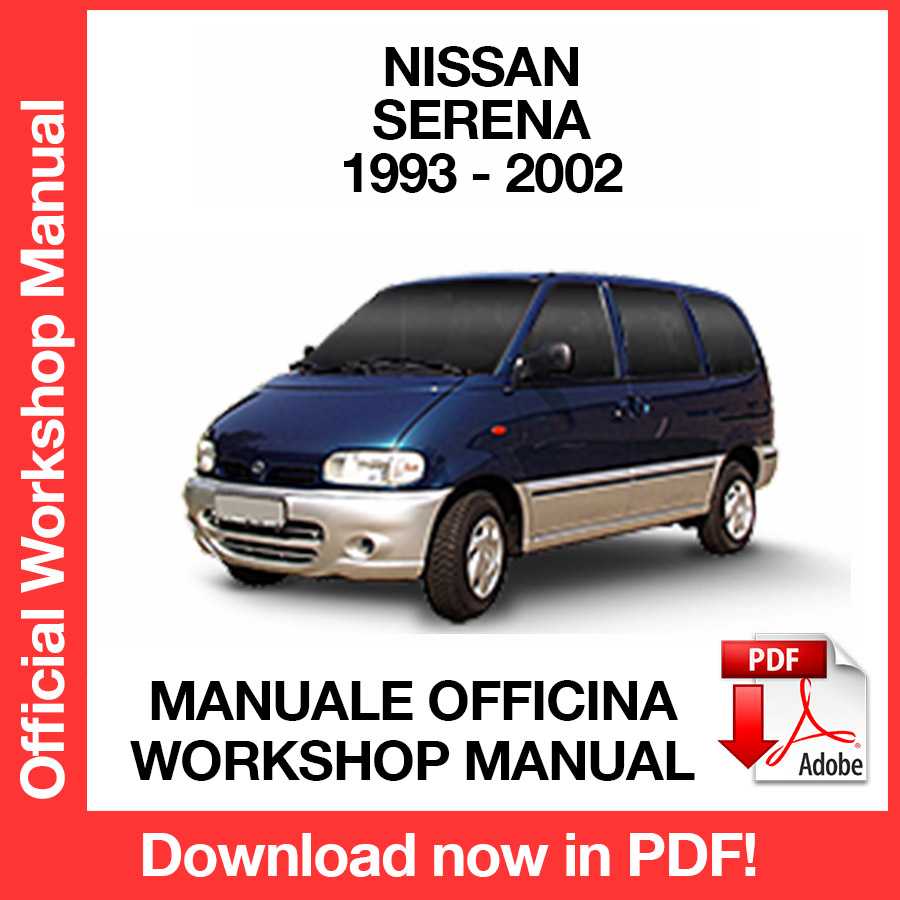 Workshop Manual Nissan Serena C23 (1993-2002) (EN)