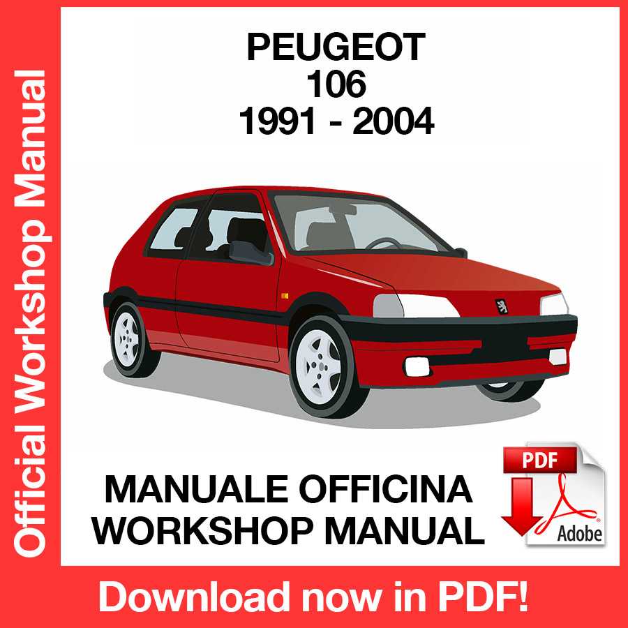 Workshop Manual Peugeot 106 (1991-2004) (EN)