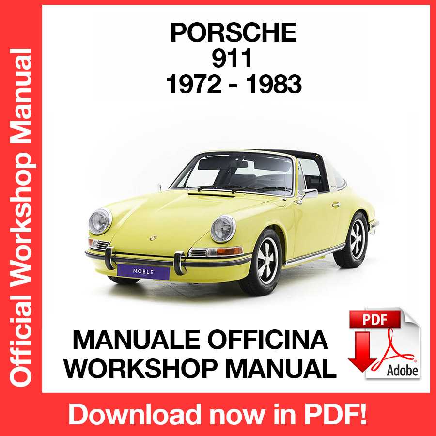 Workshop Manual Porsche 911 (1972-1983) (EN)