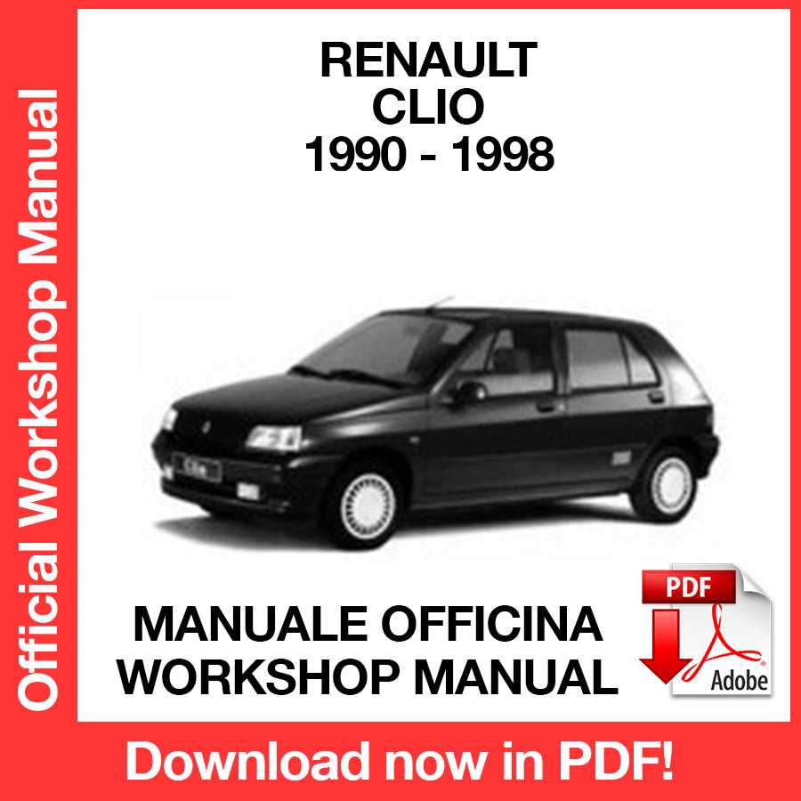 Workshop Manual Renault Clio (1990-1998) (EN)