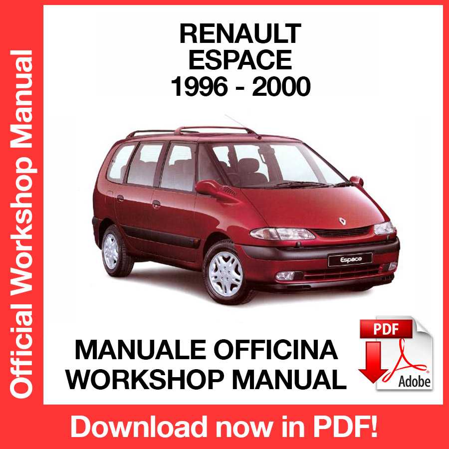 Workshop Manual Renault Espace (1996-2000) (EN)