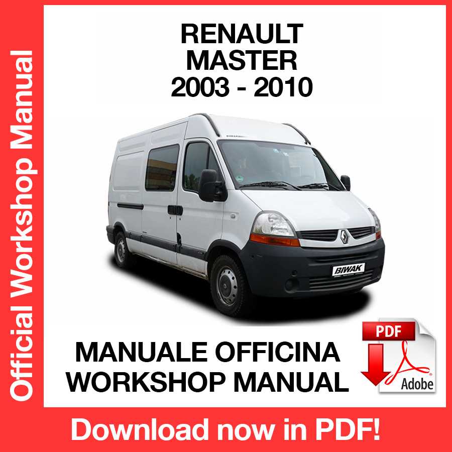 Workshop Manual Renault Master (2003-2010) (EN)