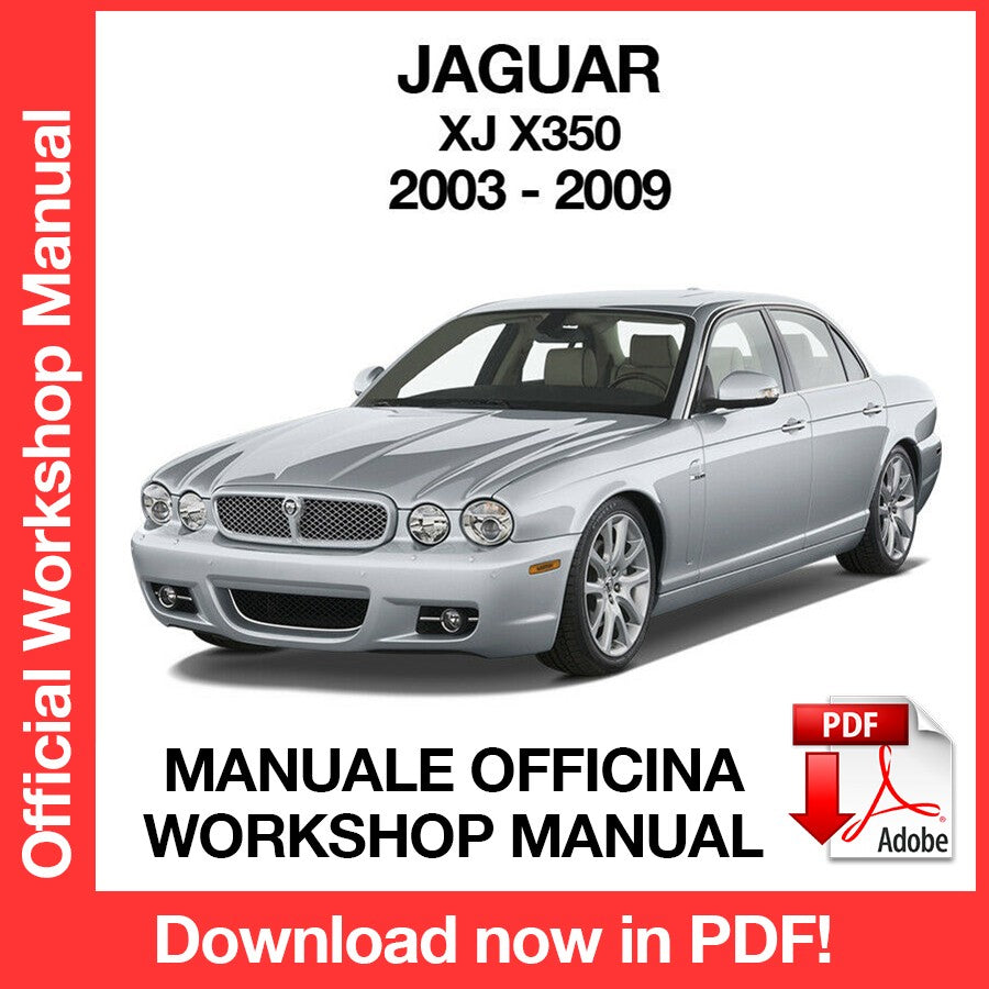 Workshop Manual Jaguar XJ X350 (2003-2009) (EN)