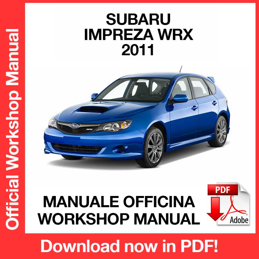 Workshop Manual Subaru Impreza WRX STI GE GH (2011) (EN)