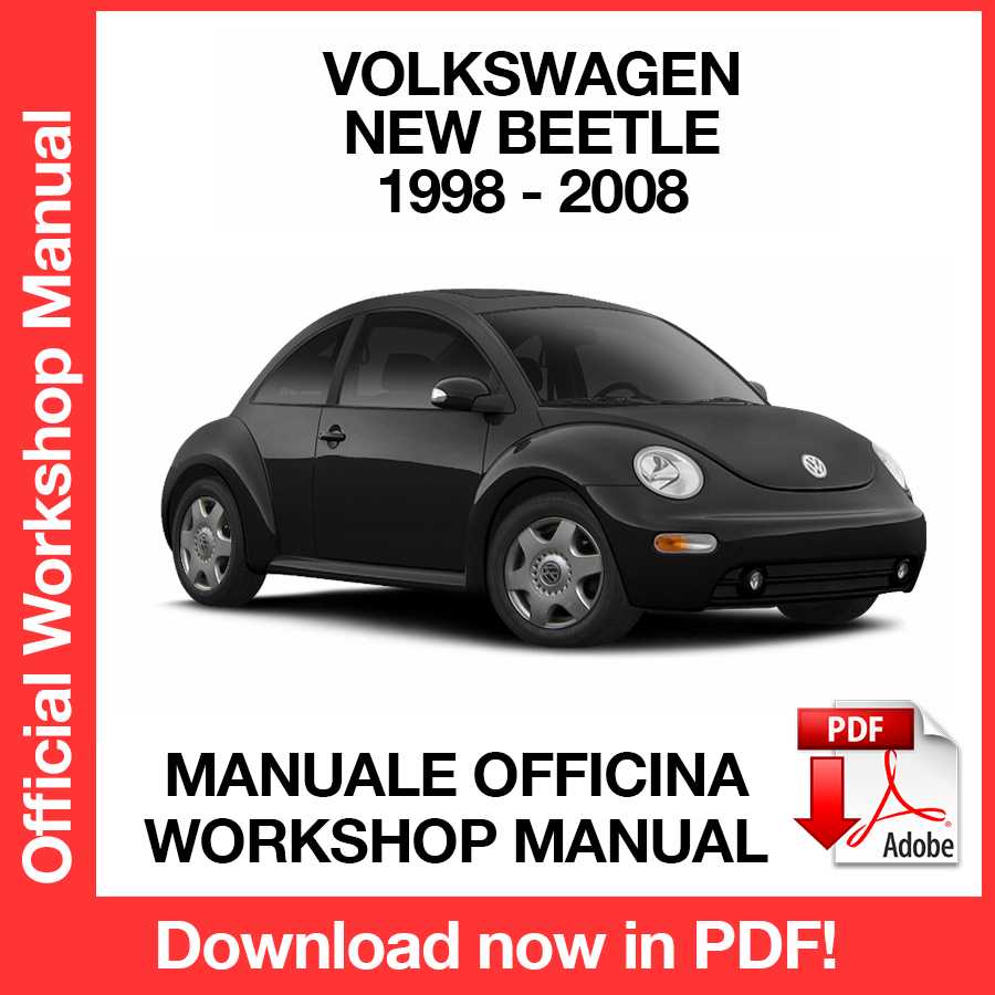 Workshop Manual Volkswagen New Beetle (1998-2008) (EN)