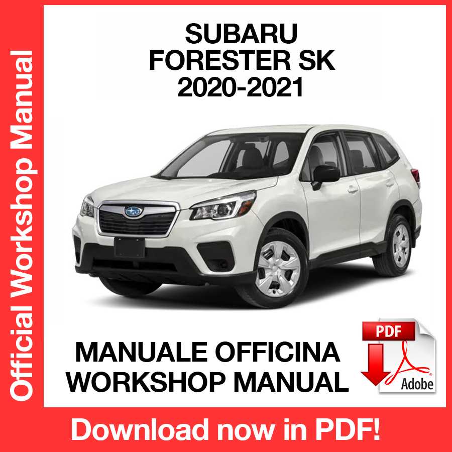 Workshop Manual Subaru Forester SK (2020-2021) (EN)