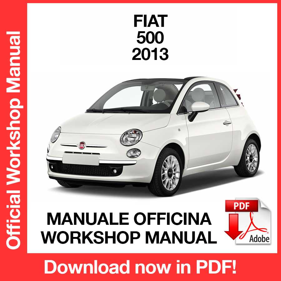 Workshop Manual Fiat 500 (2013) (EN)