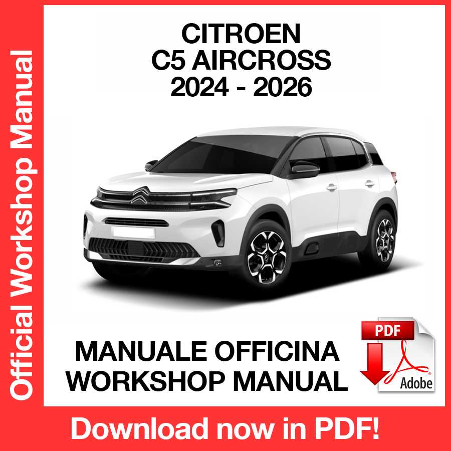 Workshop Manual Citroen C5 Aircross (2024-2026) (ITA)