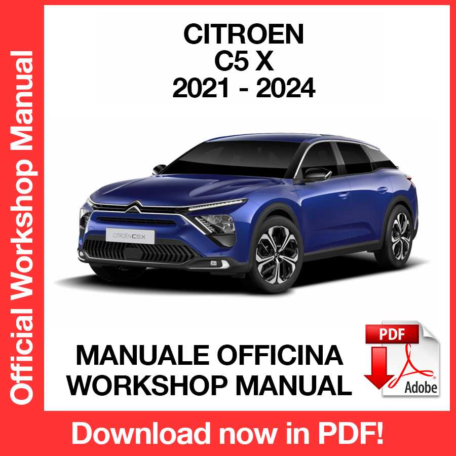 Workshop Manual Citroen C5 X (2021-2024) (ITA)