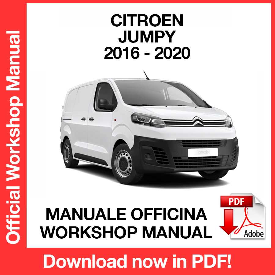 Workshop Manual Citroen Jumpy (2016-2020) (ITA)