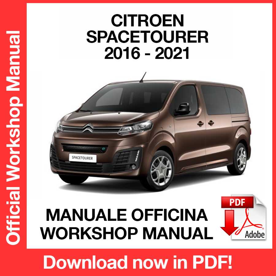 Workshop Manual Citroen Spacetourer (2016-2021) (ITA)