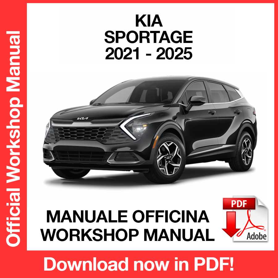 Workshop Manual Kia Sportage (2021-2025) (ITA)
