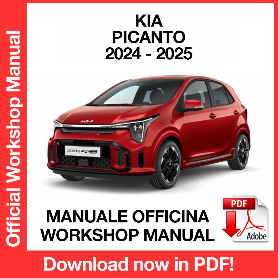 Workshop Manual Kia Picanto (2024-2025) (ITA)