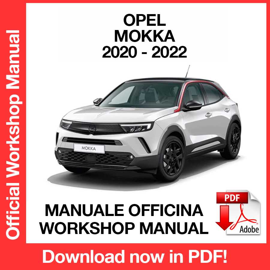 Workshop Manual Opel Mokka (2020-2022) (ITA)