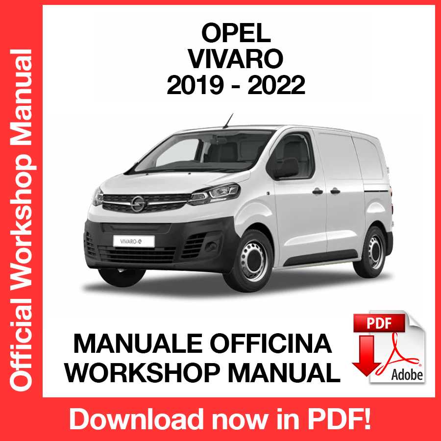 Workshop Manual Opel Vivaro C (2019-2022) (ITA)