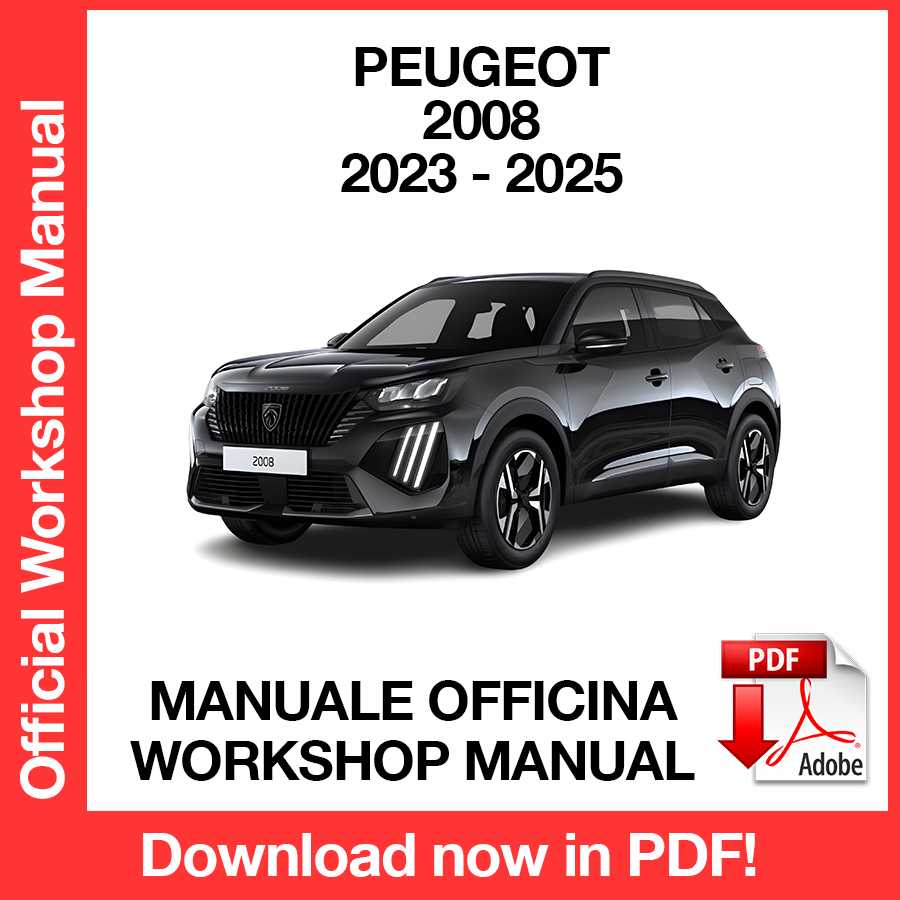 Workshop Manual Peugeot 2008 (2023-2025) (ITA)