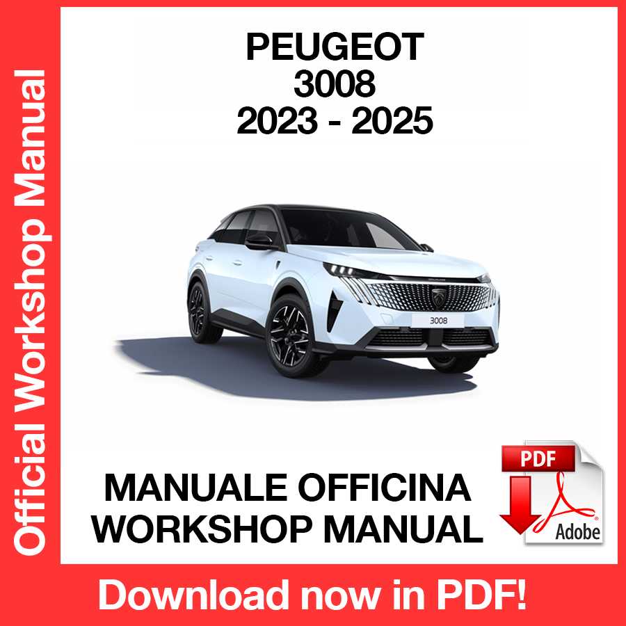 Workshop Manual Peugeot 3008 (2023-2025) (ITA)