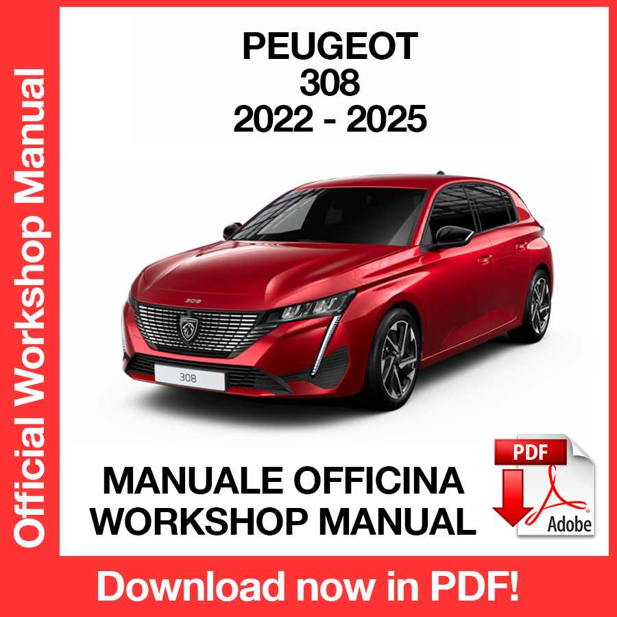 Workshop Manual Peugeot 308 (2022-2025) (ITA)