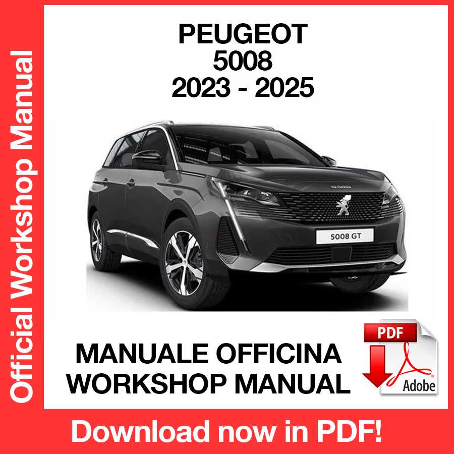 Workshop Manual Peugeot 5008 (2023-2025) (ITA)