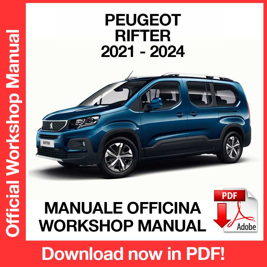 Workshop Manual Peugeot Rifter (2021-2024) (ITA)