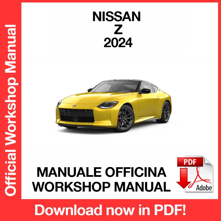 Workshop Manual Nissan Z (2024) (EN)