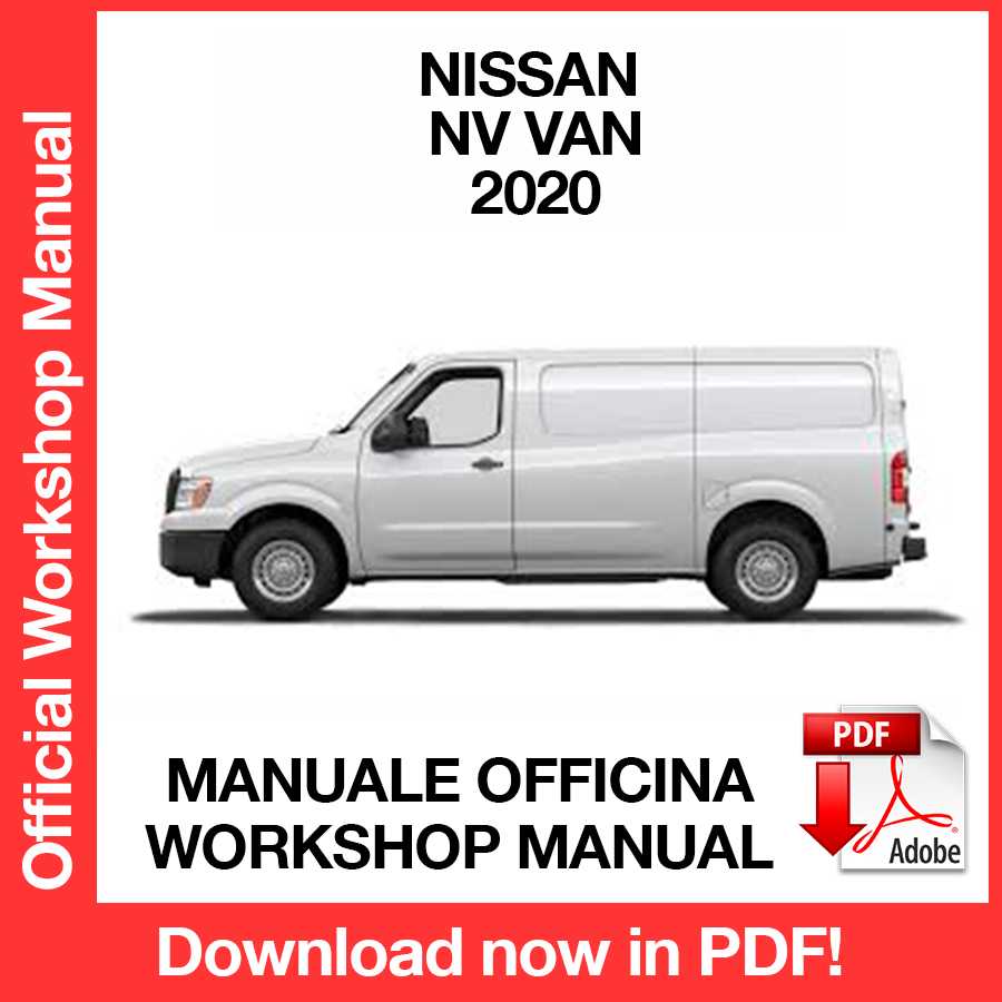 Workshop Manual Nissan NV Van (2020) (EN)