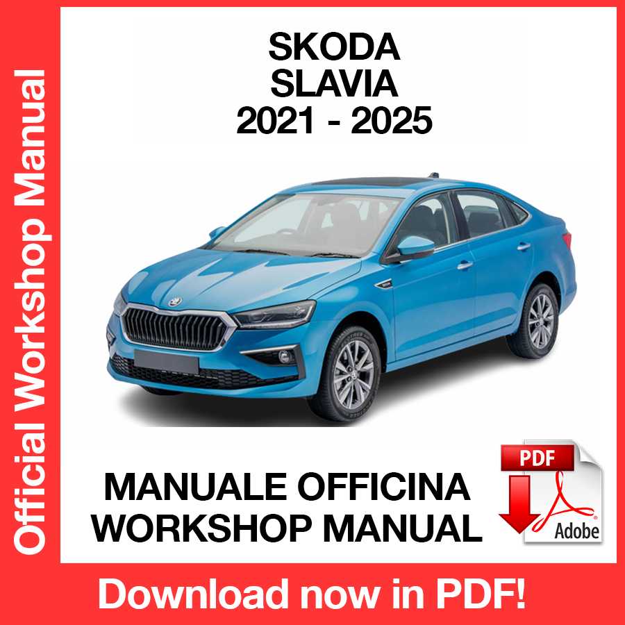 Workshop Manual Skoda Slavia (2021-2025) (EN)