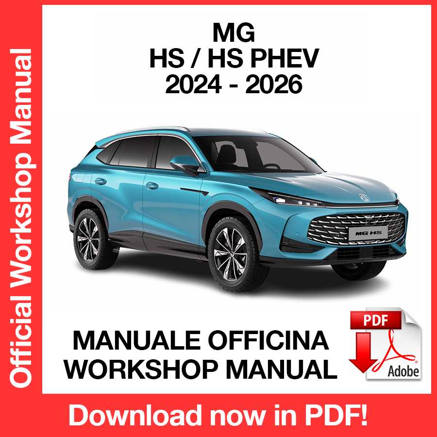 Workshop Manual Saic MG HS - HS PHEV (2024-2026) (EN)