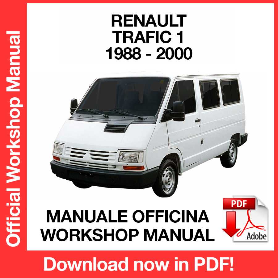 Workshop Manual Renault Trafic I (1988-2000) (EN)