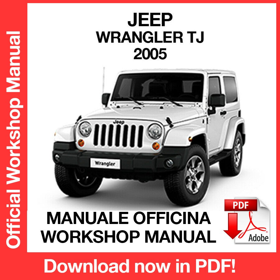 Workshop Manual Jeep Wrangler TJ (2005) (EN)