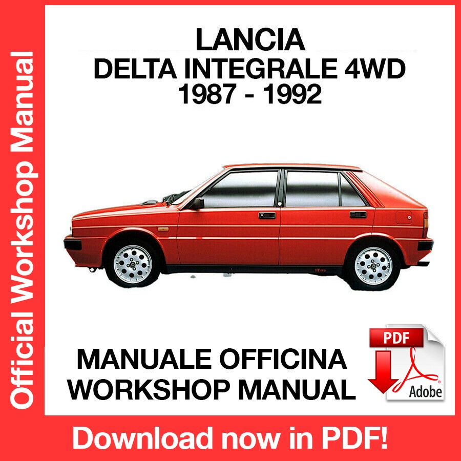 Workshop Manual Lancia Delta Integrale 4WD (1987-1992) (EN)