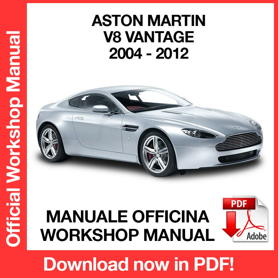 WORKSHOP MANUAL ASTON MARTIN V8 VANTAGE (2004-2012) (EN)