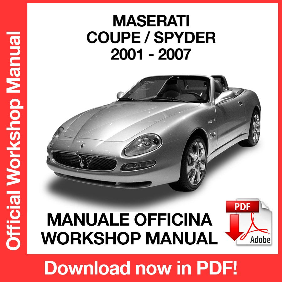 Workshop Manual Maserati Coupe' - Spyder (2001-2007) (EN)