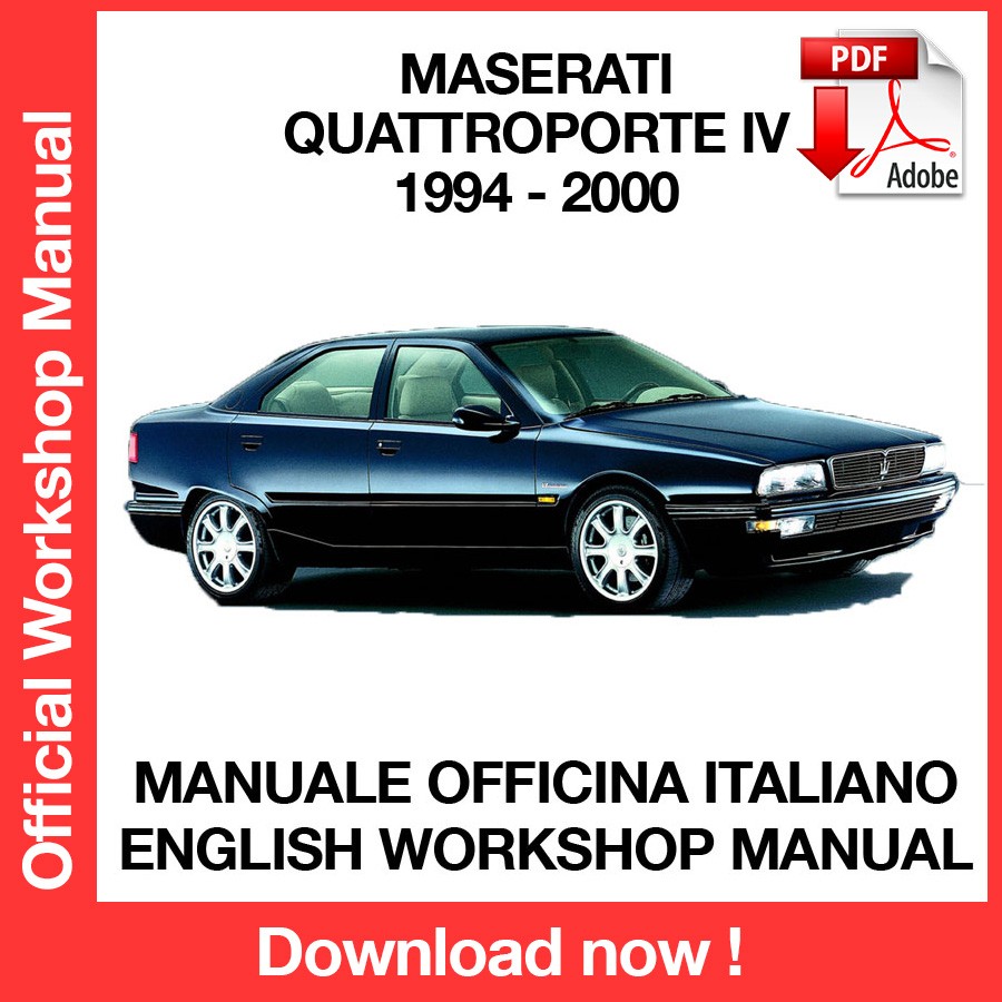 Workshop Manual Maserati Quattroporte (1994-2000) (EN)
