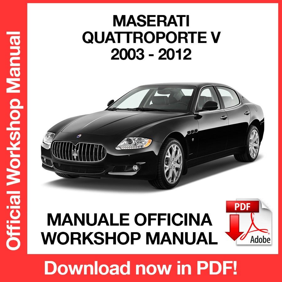 Workshop Manual Maserati Quattroporte (2003-2012) (EN)