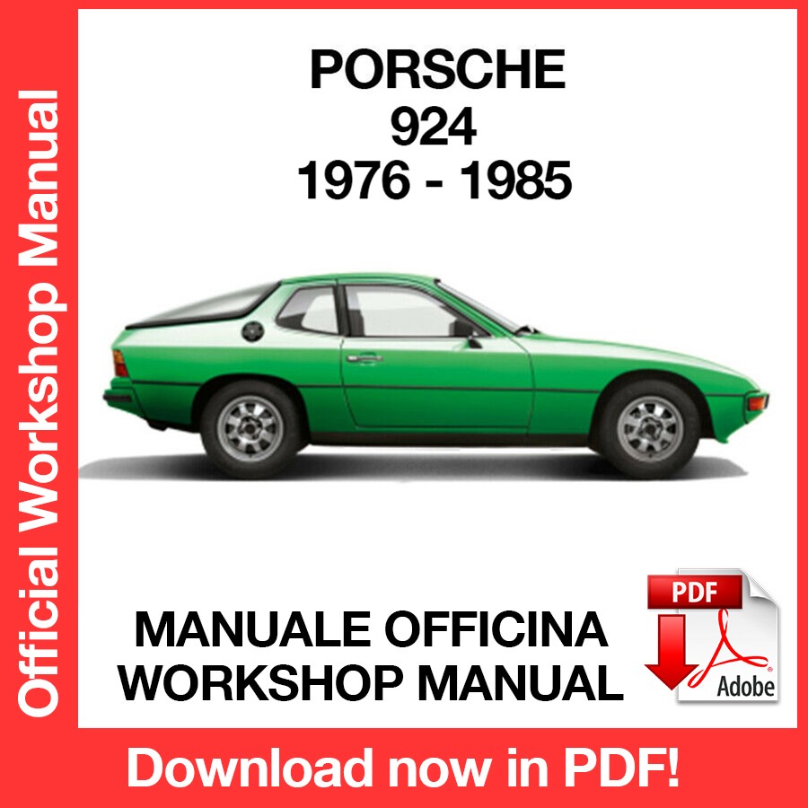 Workshop Manual Porsche 924 (1976-1985) (EN)