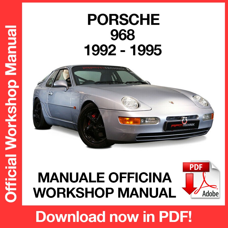 Workshop Manual Porsche 968 Cab Turbo S CS (1992-1995) (EN)
