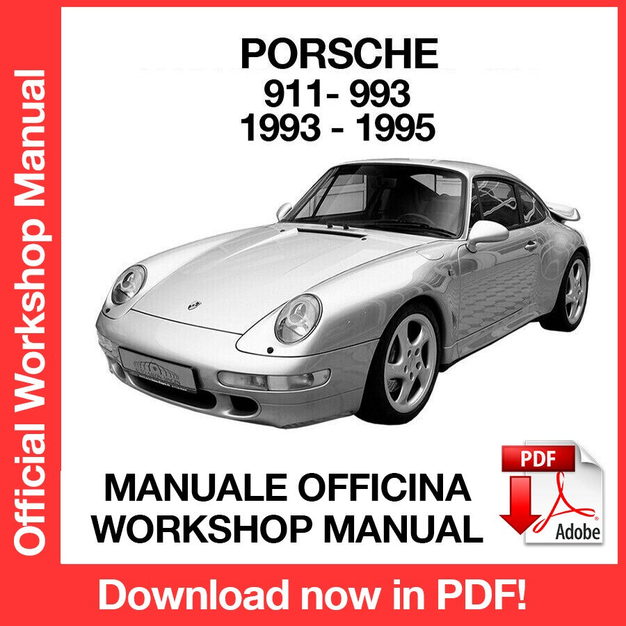 Workshop Manual Porsche 911 993 (1993-1995) (EN)