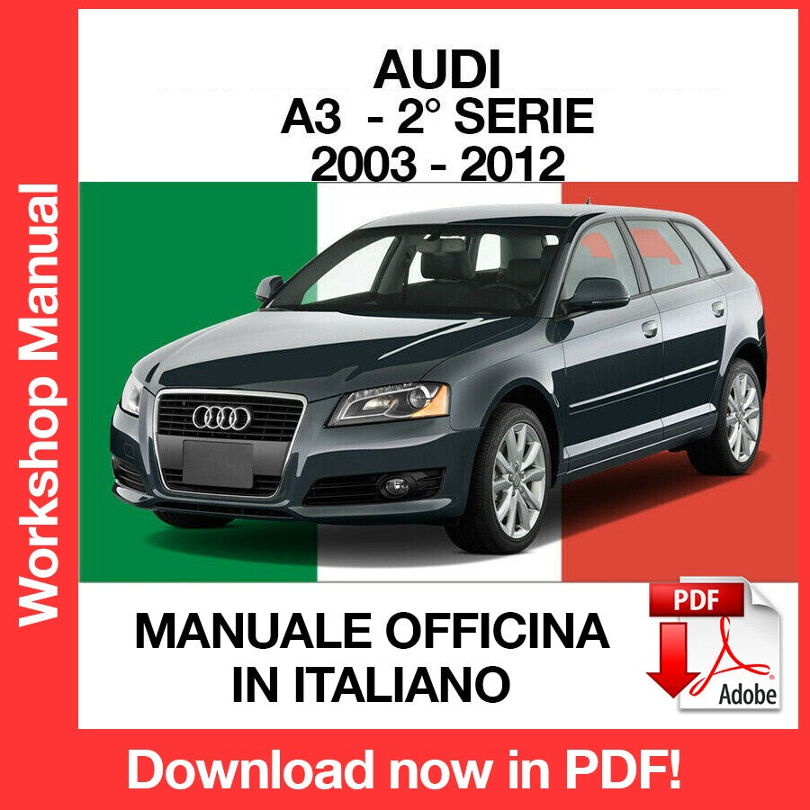WORKSHOP MANUAL AUDI A3 (2003-2012) (ITA)