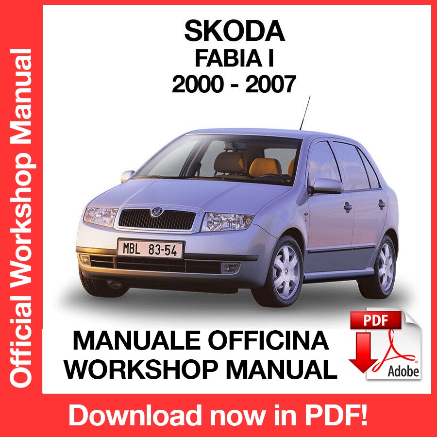 Workshop Manual Skoda Fabia MK1 (2000-2007) (EN)