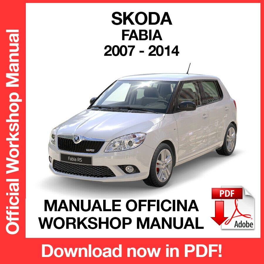 Workshop Manual Skoda Fabia MK2 (2007-2014) (EN)
