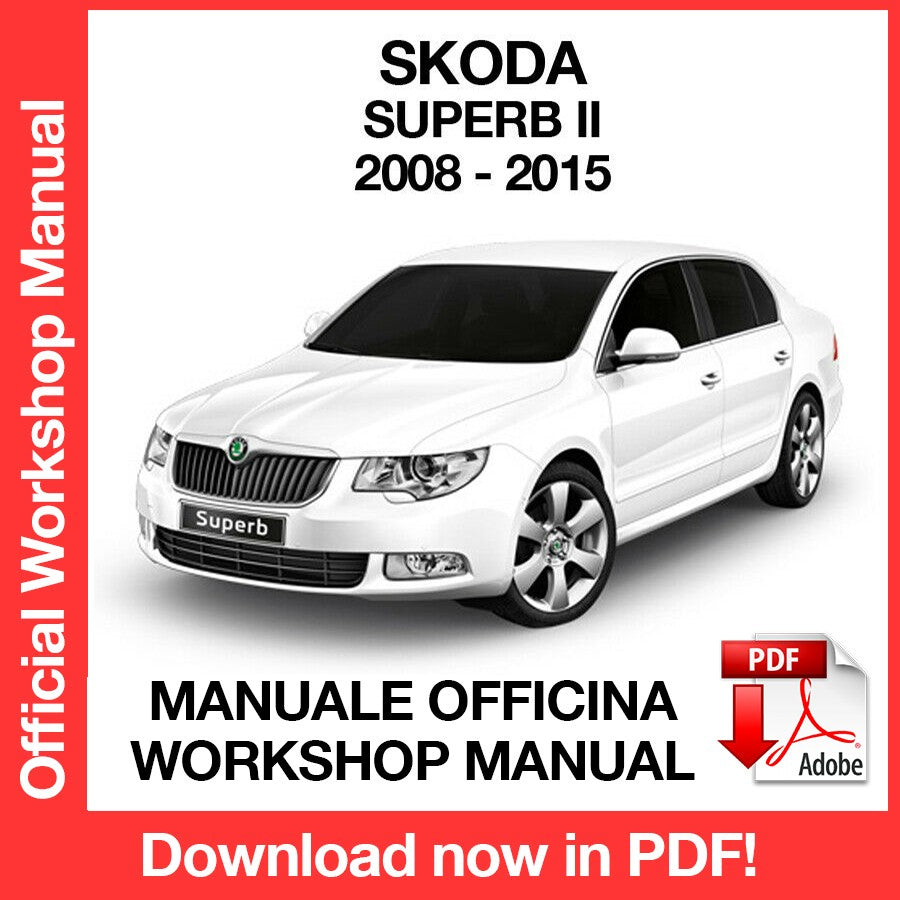 Workshop Manual Skoda Superb MK2 (2008-2015) (EN)