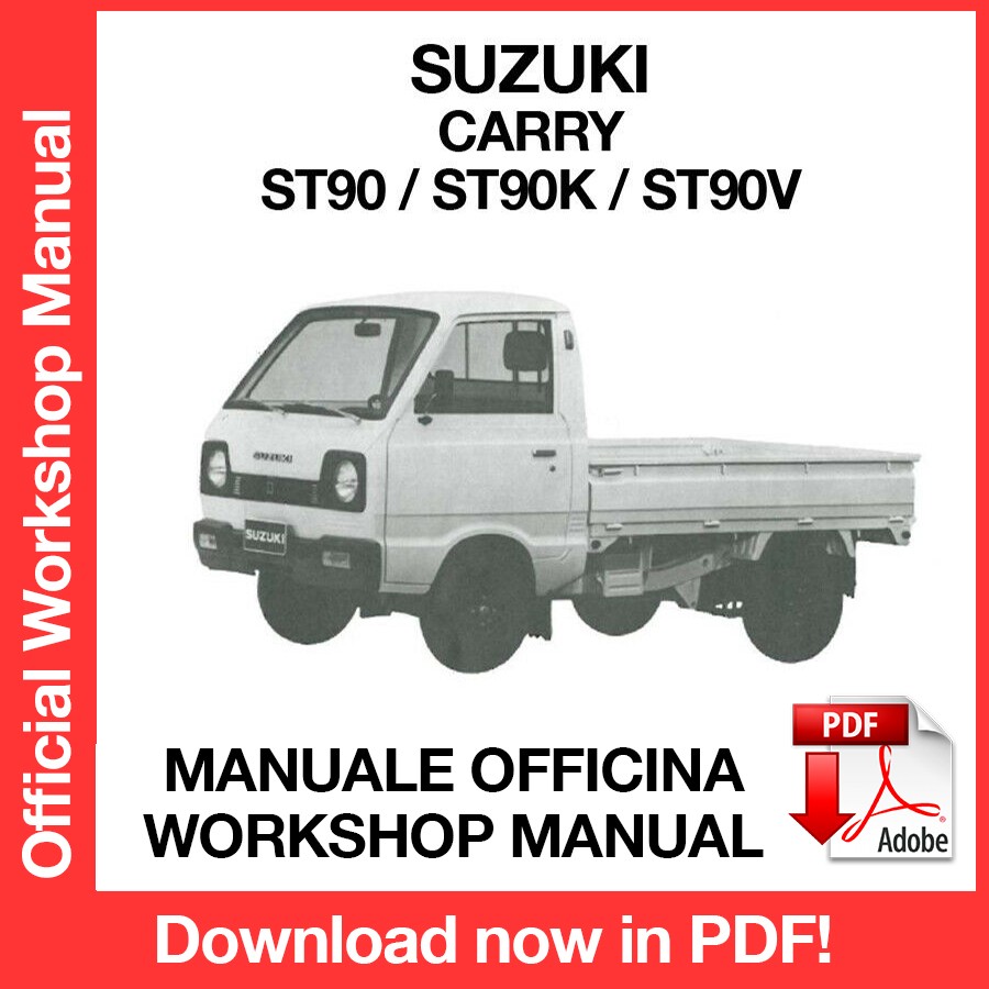 Workshop Manual Suzuki Carry ST90 ST90K ST90V (1979) (EN)