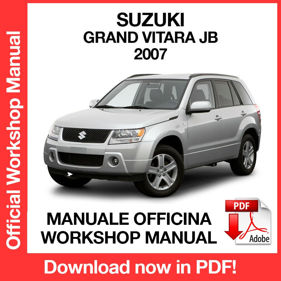 Workshop Manual Suzuki Grand Vitara JB (2007) (EN)