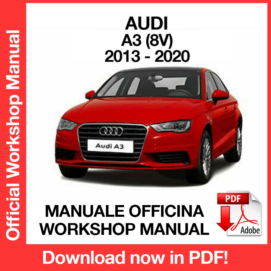 WORKSHOP MANUAL AUDI A3 (2013-2020) (EN)