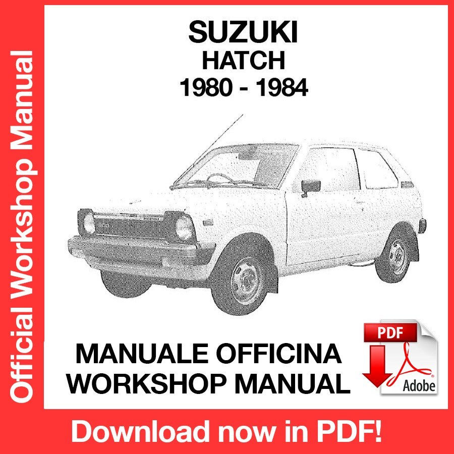 Workshop Manual Suzuki Hatch (1980-1984) (EN)