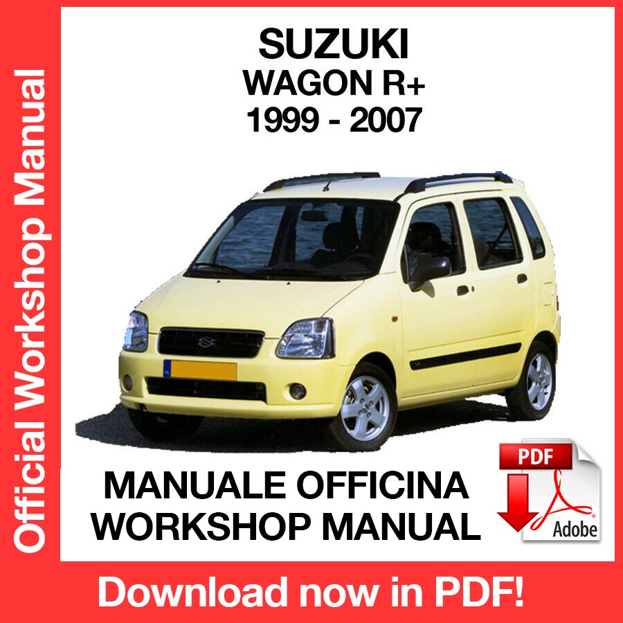 Workshop Manual Suzuki Wagon R+ (1999-2007) (EN)