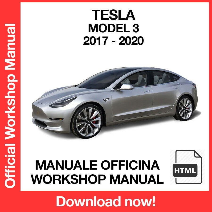 Workshop Manual Tesla Model 3 (2017-2020) (EN)