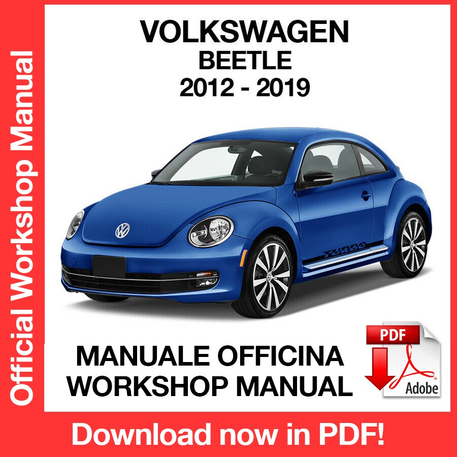 Workshop Manual Volkswagen New Beetle (2012-2019) (EN)
